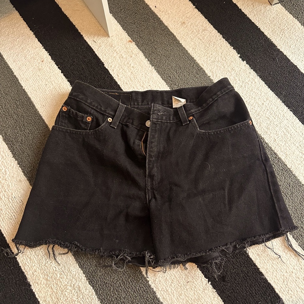 Levi shorts black
